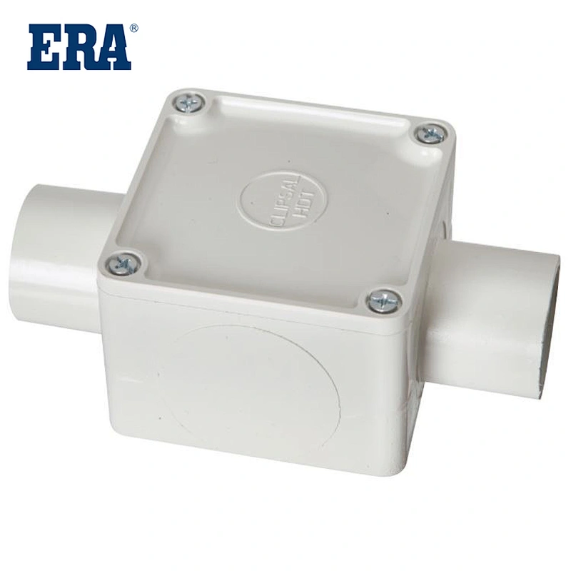 PVC-U SQUARE JUNCTION BOX WITH 2WAY
