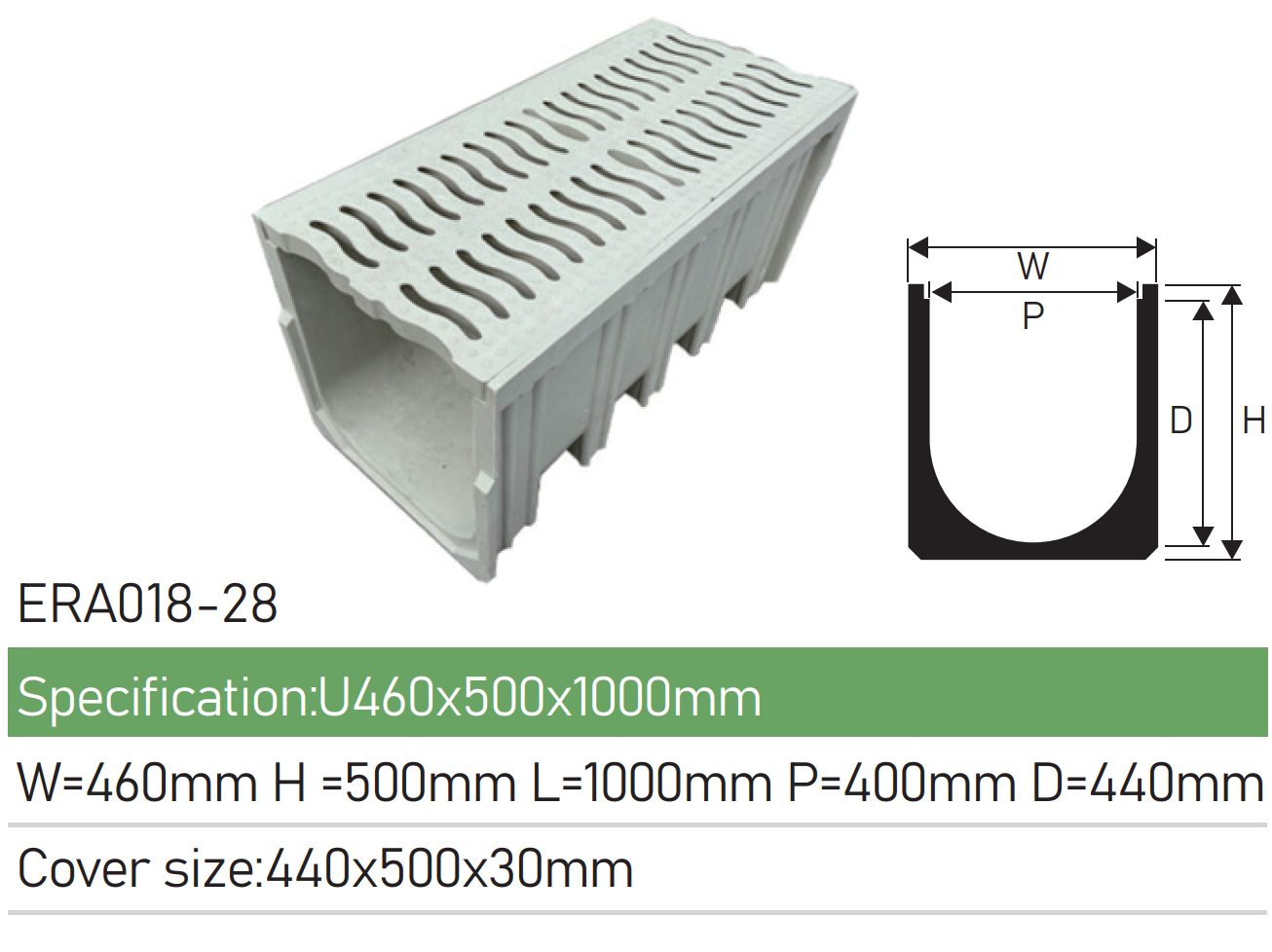 COMPOSITE DRAINCHANNEL