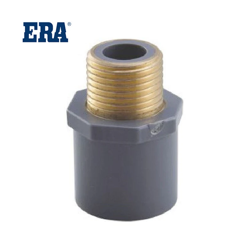 CPVC Pipe Fitting Schedul 80 Male Adaptor with Brass