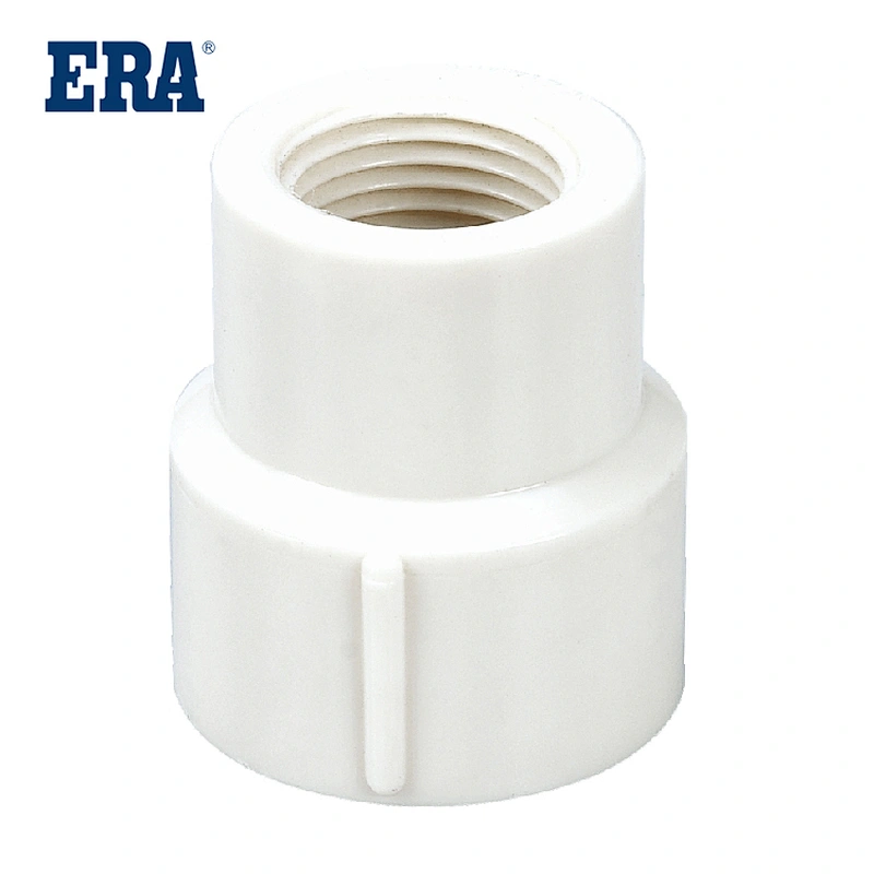 BS standard plastic pipe fittings female threaded pvc reducing coupling F/F