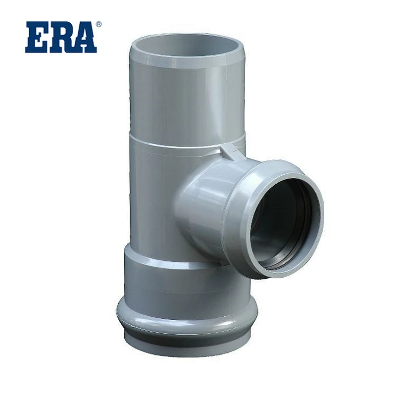 PVC FITTINGS TWO FAUCET ONE INSERT REDUCING TEE