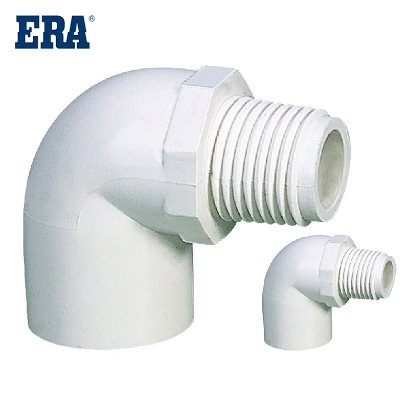 PVC SCH40 ASTM D2466 NSF Certificate Male threaded 90 Degree Elbow