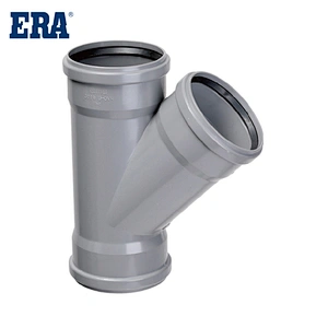 PVC SKEW TEE WITH THREE RUBBER RINGS