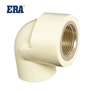 CPVC FITTINGS ELBOW 90°ADAPTOR WITH BRASS INSERT