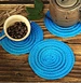 hexagon marble coaster
