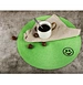 jogo americano simples com design bordado simples