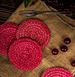 Hot Sale Pet Fabric Round Pet Other Home Decor For Winter Table Decorations