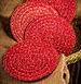 Hot Sale Pet Fabric Round Pet Other Home Decor For Winter Table Decorations