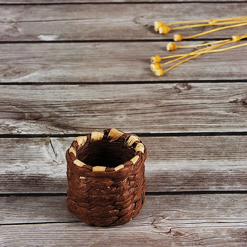 عالية الجودة بالجملة اليدوية المطبخ Typha Angustifolia حلقة منديل لتزيين الطاولة