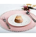 plastic round dinner table doily