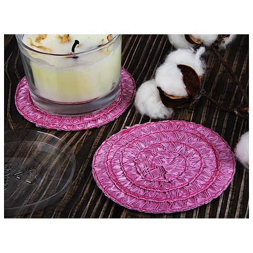 Tecido para animais de estimação redondo outros enfeites de casa para decoração de mesa de inverno