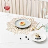 silver pvc placemats