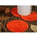 Tecido para animais de estimação redondo outros enfeites de casa para decoração de mesa de inverno