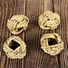 Hot Selling Handmade Aquatic Plant Woven Wedding Restaurant Table Decoration Napkin Rings