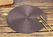 custom woven rattan placemat with fruit