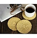 Tecido para animais de estimação redondo outros enfeites de casa para decoração de mesa de inverno