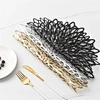 silver pvc placemats