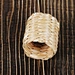 عالية الجودة اليدوية Typha Angustifolia المنسوجة حلقة منديل لحفل الزفاف