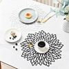 silver pvc placemats