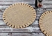 ethiopian traditional table mat fringe placemats