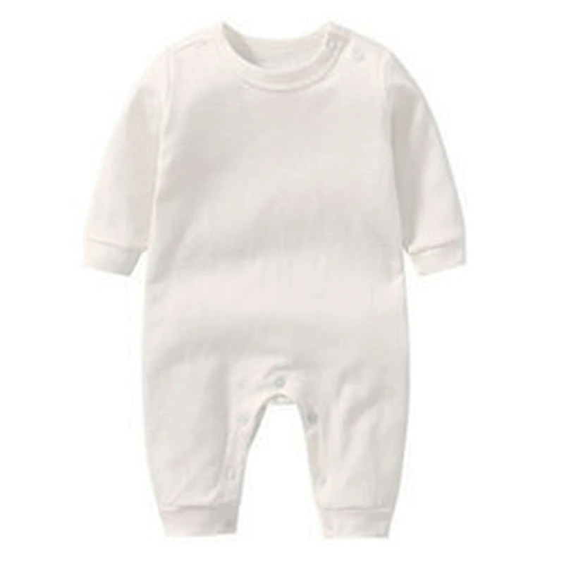 Long Sleeve Baby Romper Soft Breathable 100% Organic Cotton Baby Clothes