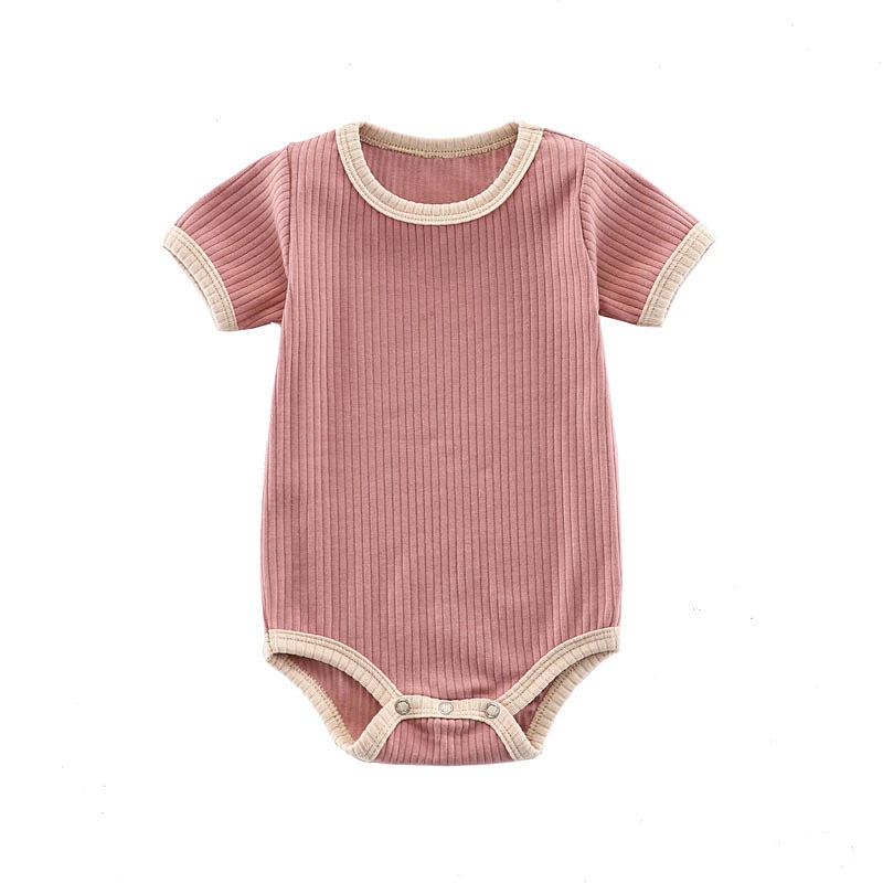 100% Cotton Baby Boy Girls Unisex Romper Soft Short SLeeve Onesie Baby Clothes