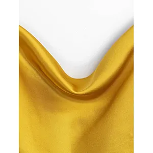 Wholesale Custom Ladies Hot Gold Silk Satin Cami Women Summer Pajama Set