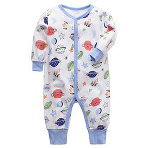Infant Cartoon Knit Clothes Baby Onesie Jumpsuits Custom Viscose from Bamboo Viscose Baby Pajamas Romper