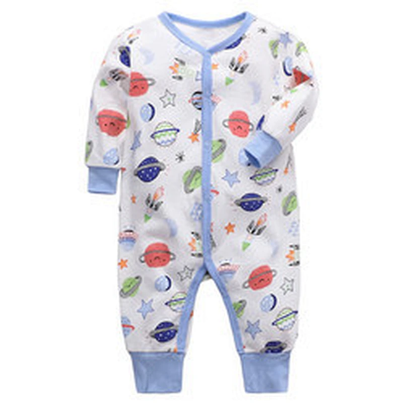 Infant Cartoon Knit Clothes Baby Onesie Jumpsuits Custom Viscose from Bamboo Viscose Baby Pajamas Romper