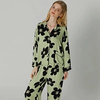 Custom Luxury Lady Viscose Pajamas 2 Pieces Soft Cozy Solid Women Viscose Sleep Wear Set for Women