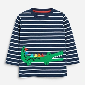 Bulk Wholesale Cute Pattern Dinosaur Embroidery Children Pajamas Sleepwear Kids Cartoon Pajamas Sets for Boys