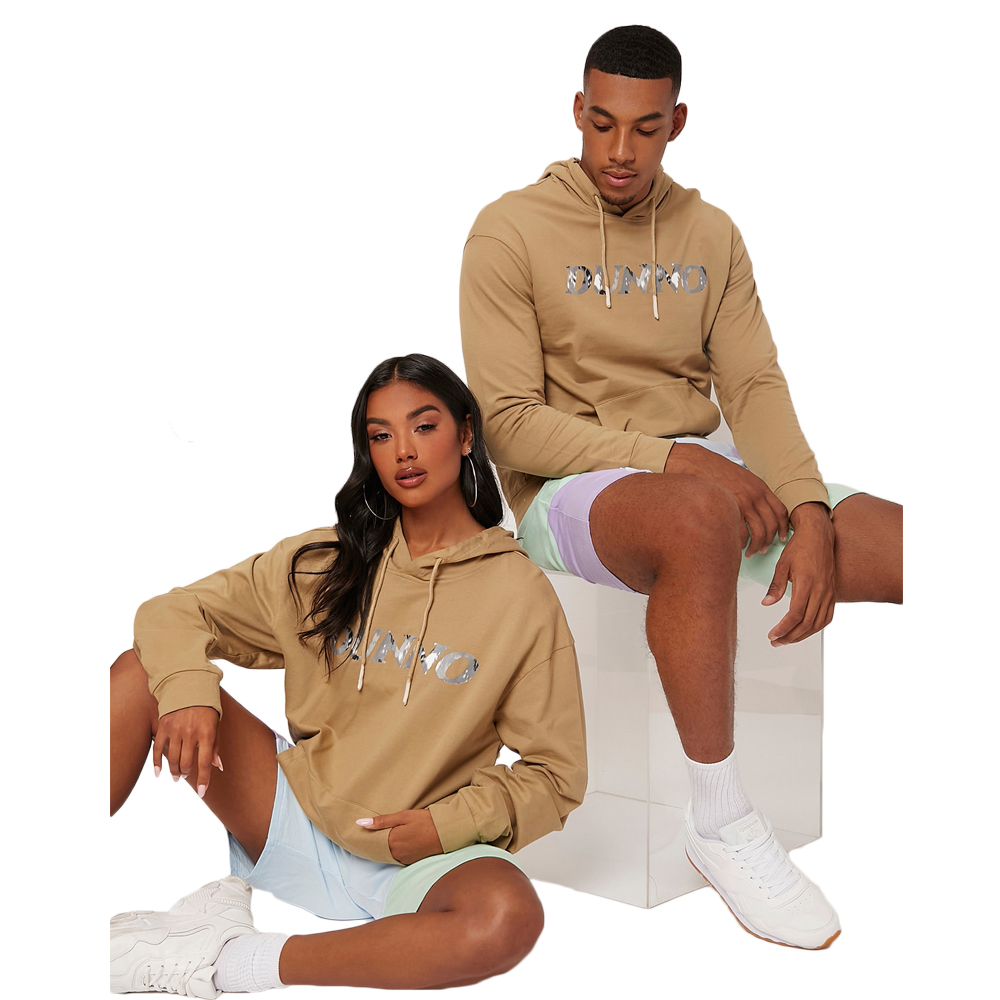 UNISEX 1pc Letter Graphic Custom Hoodies 100% Cotton Pull Over Women and Mens Oversized Hoodies