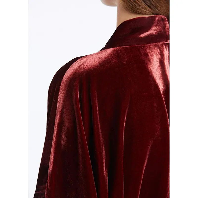 Wholesale Oversize Bathing Robe Velvet Dressing Gown Velvet Robe