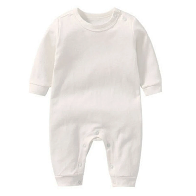 Long Sleeve Baby Romper Soft Breathable 100% Organic Cotton Baby Clothes