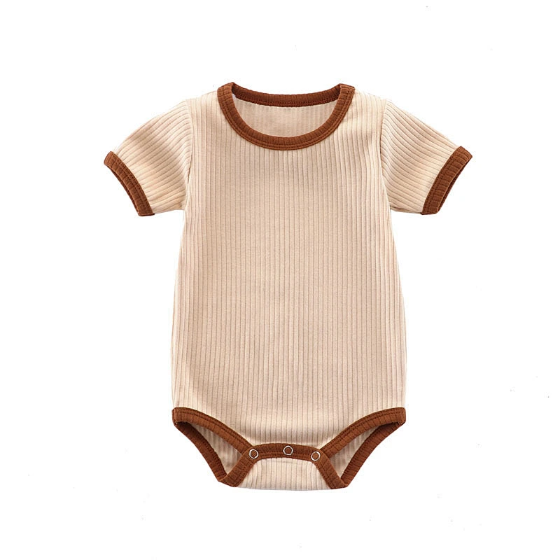 100% Cotton Baby Boy Girls Unisex Romper Soft Short SLeeve Onesie Baby Clothes