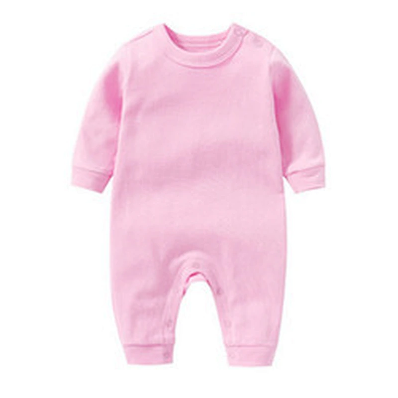 Long Sleeve Baby Romper Soft Breathable 100% Organic Cotton Baby Clothes