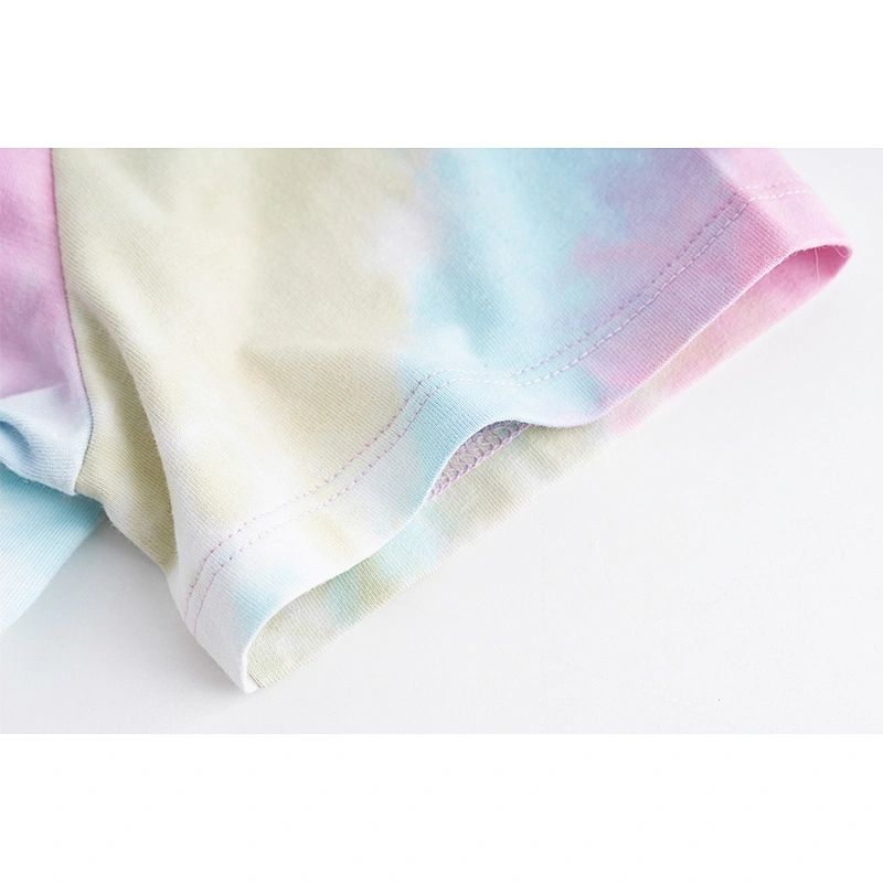 New Design Children Toddler Boys Cotton Sleep Wear Tie Dye Pajama Set for Kids