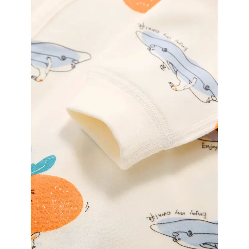 Wholesale Suitable 100% Organic Cotton New Born Baby Cartoon Clothes  Graphic Bow Front Jumpsuits Rompers