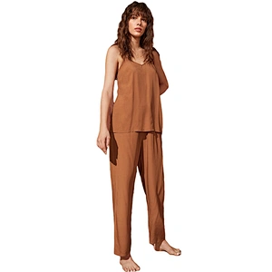Wholesale 3 Pieces Cami Pants Lounge Wear Robe Sets Fille Chemise Kimono Robe Custom Spa Cotton Long Women Robes