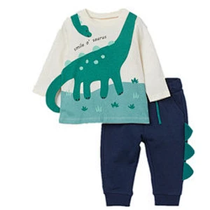 New Design Homefit Textile Kids Terno Pyjamas Winter Cartoon Cute Cotton Pajamas Sets For Kids