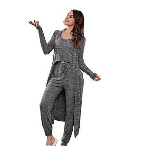 Wholesale Sleeveless Cami Pants Sleep Wear Pyjamas Sets Loungewear Pjs Cotton Women Lounge Wear Sets