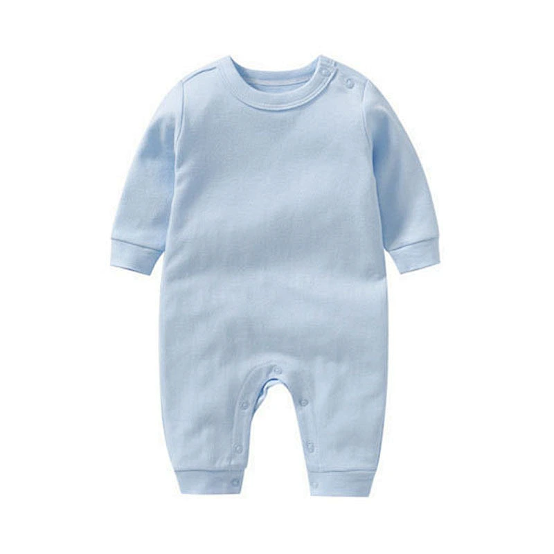 Long Sleeve Baby Romper Soft Breathable 100% Organic Cotton Baby Clothes