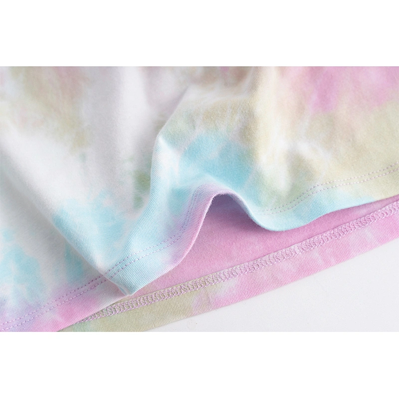 New Design Children Toddler Boys Cotton Sleep Wear Tie Dye Pajama Set for Kids
