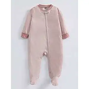 New Born Baby Girl Footie Zipper Striped Knit Jumpsuits Sleepwear Winter Baby Onesie Rompers