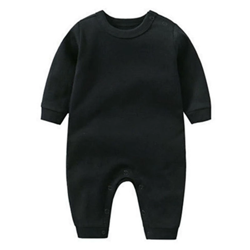Long Sleeve Baby Romper Soft Breathable 100% Organic Cotton Baby Clothes