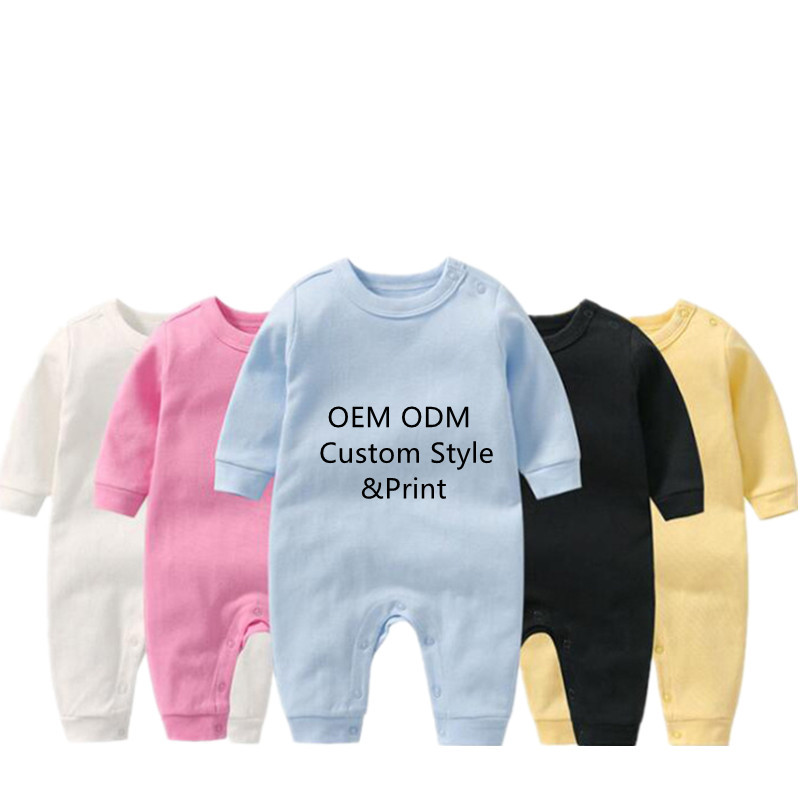 Zipper Up  Rib Knit Breathable Cotton 100% Onesie Baby Boys' Girls' Jumpsuits Clothes Bamboo Baby Romper