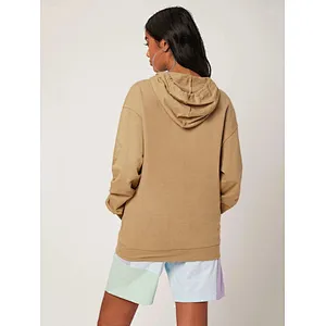UNISEX 1pc Letter Graphic Custom Hoodies 100% Cotton Pull Over Women and Mens Oversized Hoodies