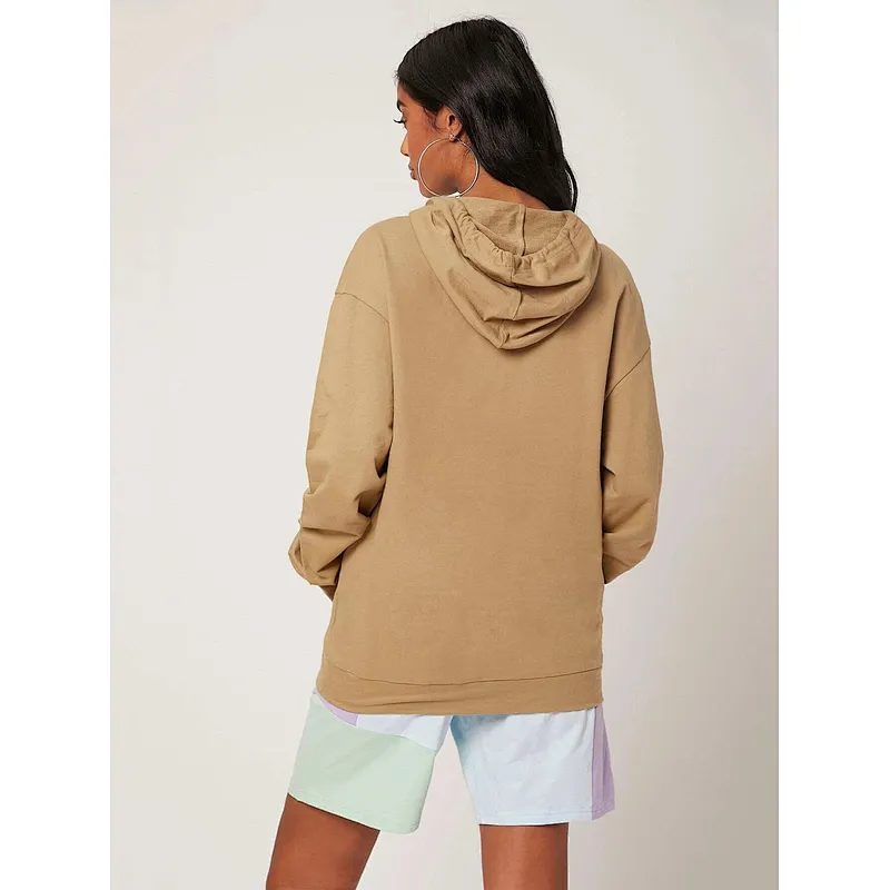 UNISEX 1pc Letter Graphic Custom Hoodies 100% Cotton Pull Over Women and Mens Oversized Hoodies