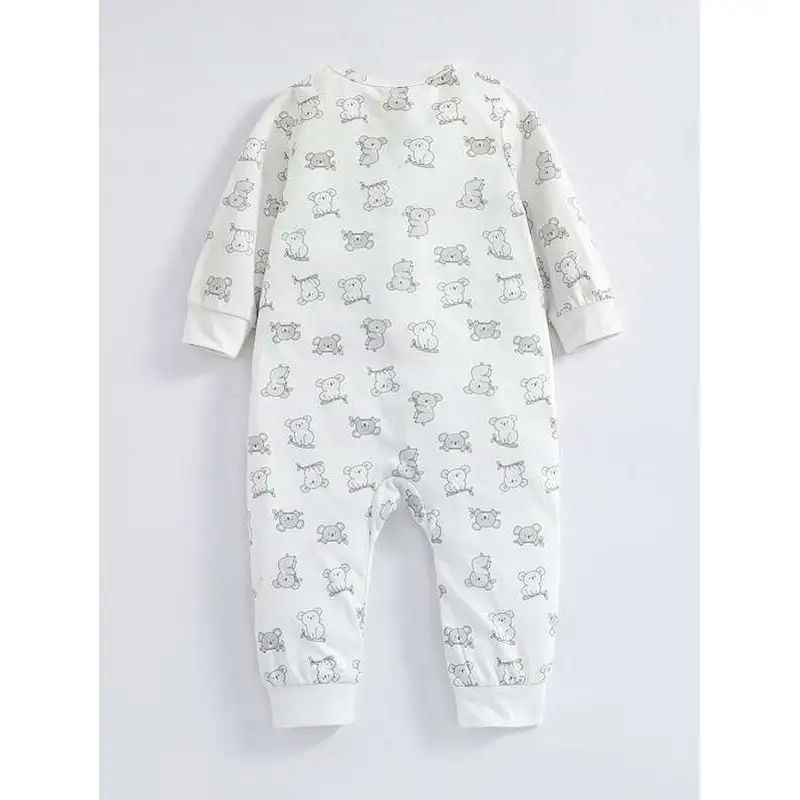 Wholesale Baby Onesie Button Baby Boy Jumpsuits Knit Pajama Blank Cotton 100% Baby Rompers