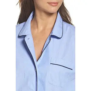 Wholesale 100% Cotton Pyjamas Classic Loose-fitting Women Vintage Custom Pajamas